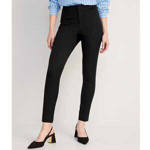 NWT! Old Navy Women's Black High-Waisted Pixie Skinny Ankle Pants - 551152 🩷